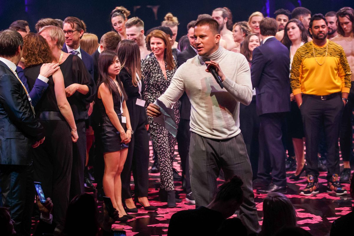 Channing Tatum no Magic Mike em Berlim