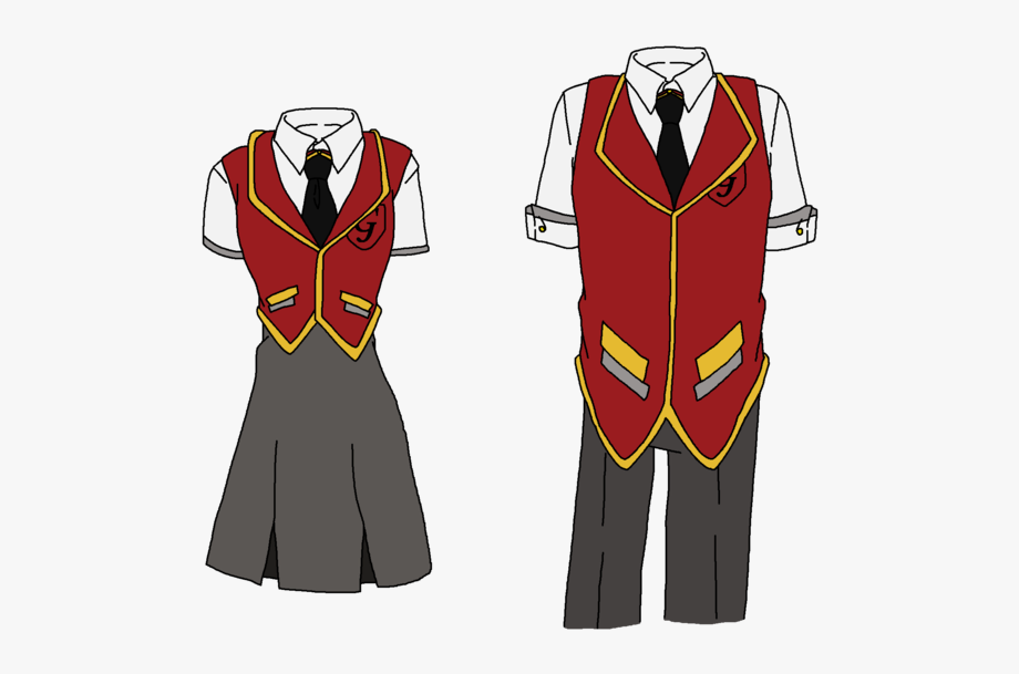 Uniformes da Grifinória atualizados por Yinyangswings