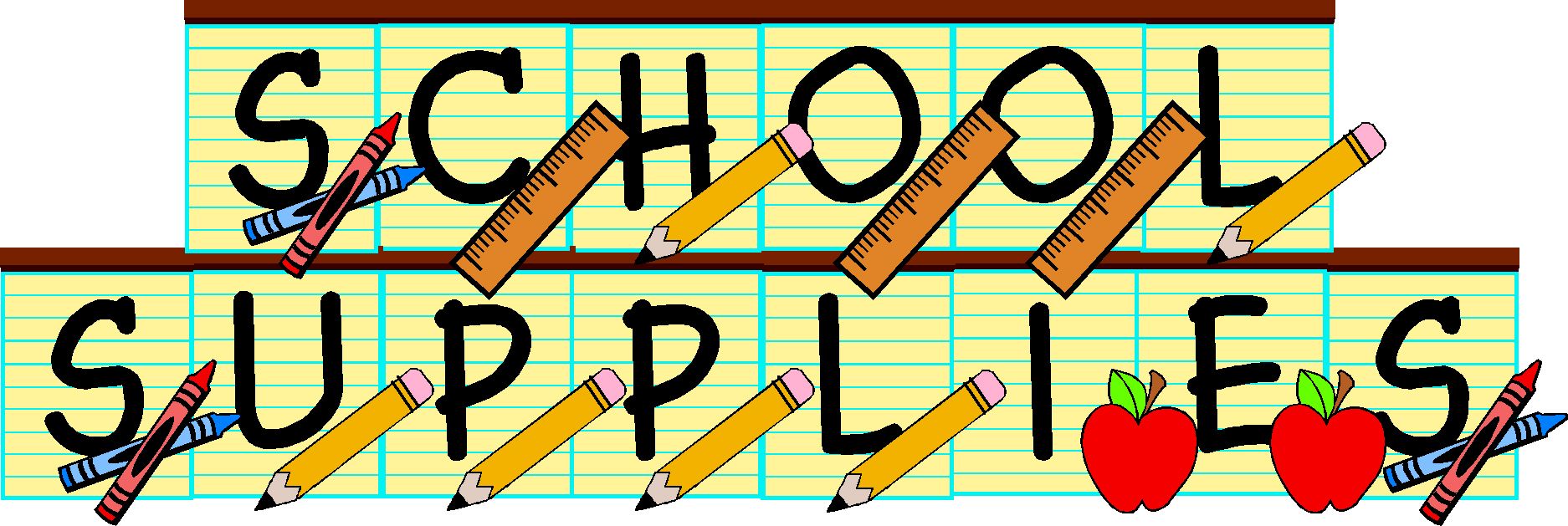 Schulbedarf Clip Art - Clipart-Bibliothek