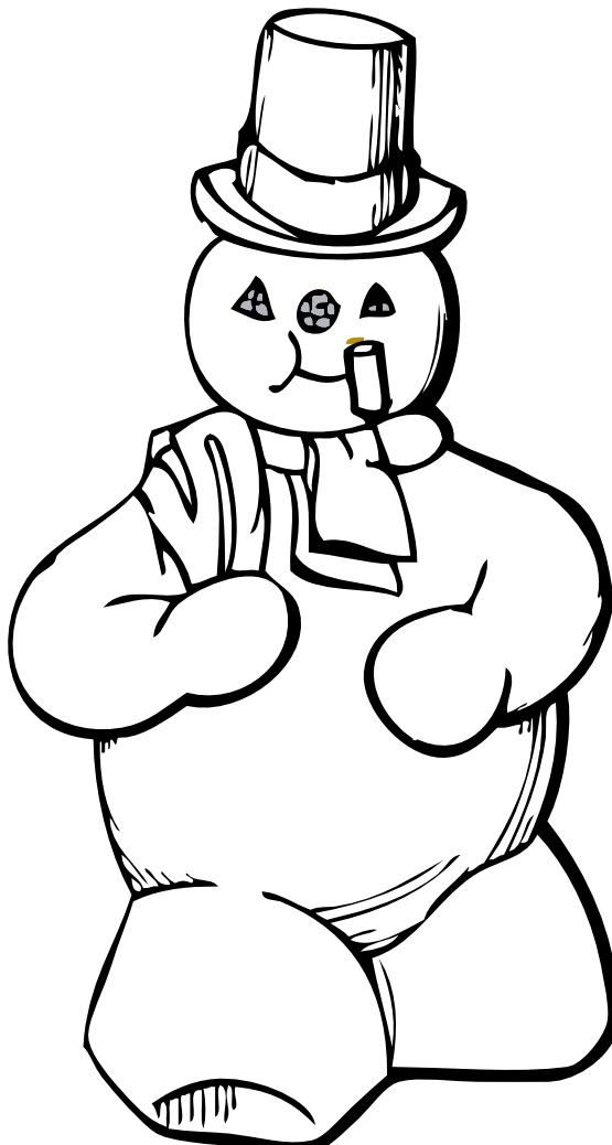 Clip Art Schneemann