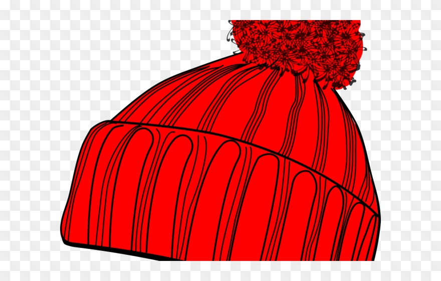 Schal Clipart Rodelmütze - Wintermütze Clipart Schwarzweiß