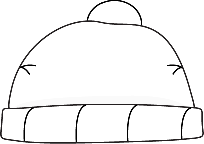 Schwarzweiss-Wintermütze ClipArt - Schwarzweiss-Wintermütze Bild