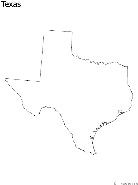Die US50 - Ein Leitfaden für den Bundesstaat Texas - Geographie