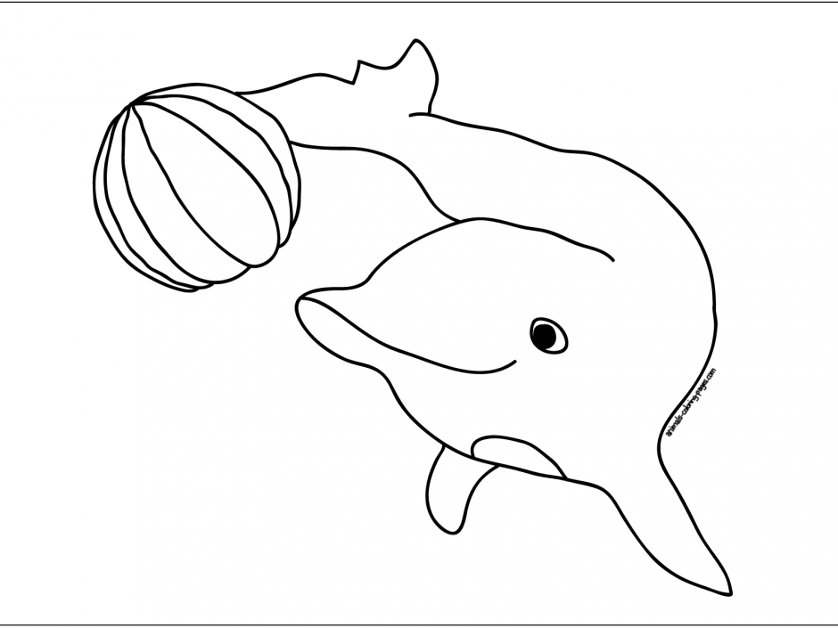 Baby Dolphin Malvorlagen | Malvorlagen für Erwachsene Färbung