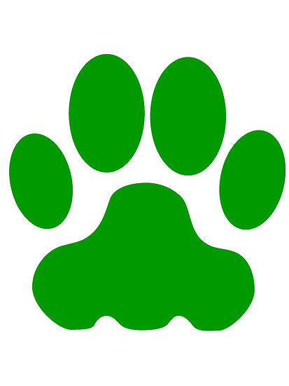 Зеленая лапа большой кошки от kwg2200 | Redbubble