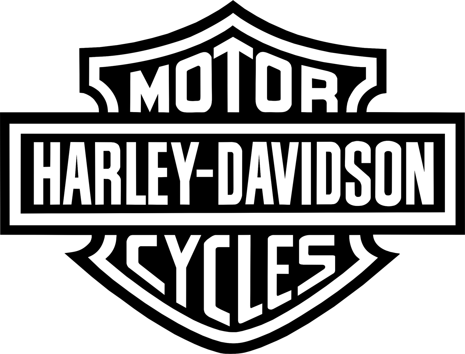 Harley kontūras logotips