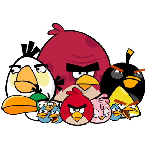 Samling af Angry Birds Cliparts (53)