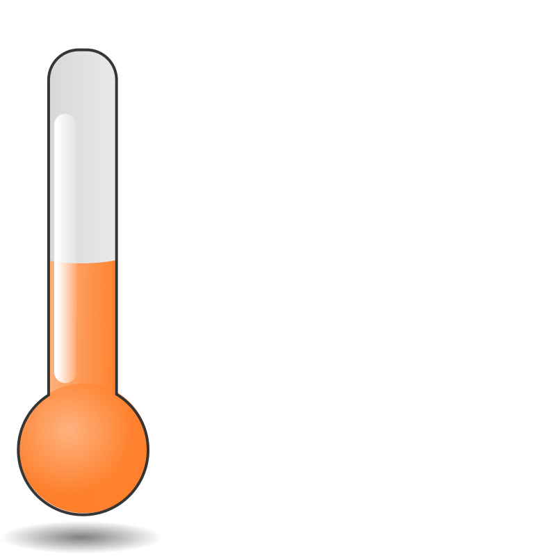 Sammlung warmer Thermometer-Cliparts (45)