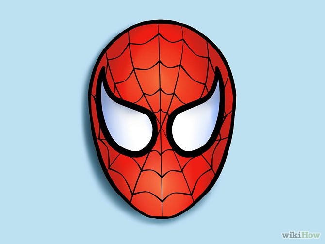 Kolekcija slik Spiderman Face (24)