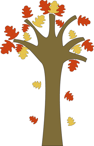 Sammlung von Herbstbäumen Clipart (65)